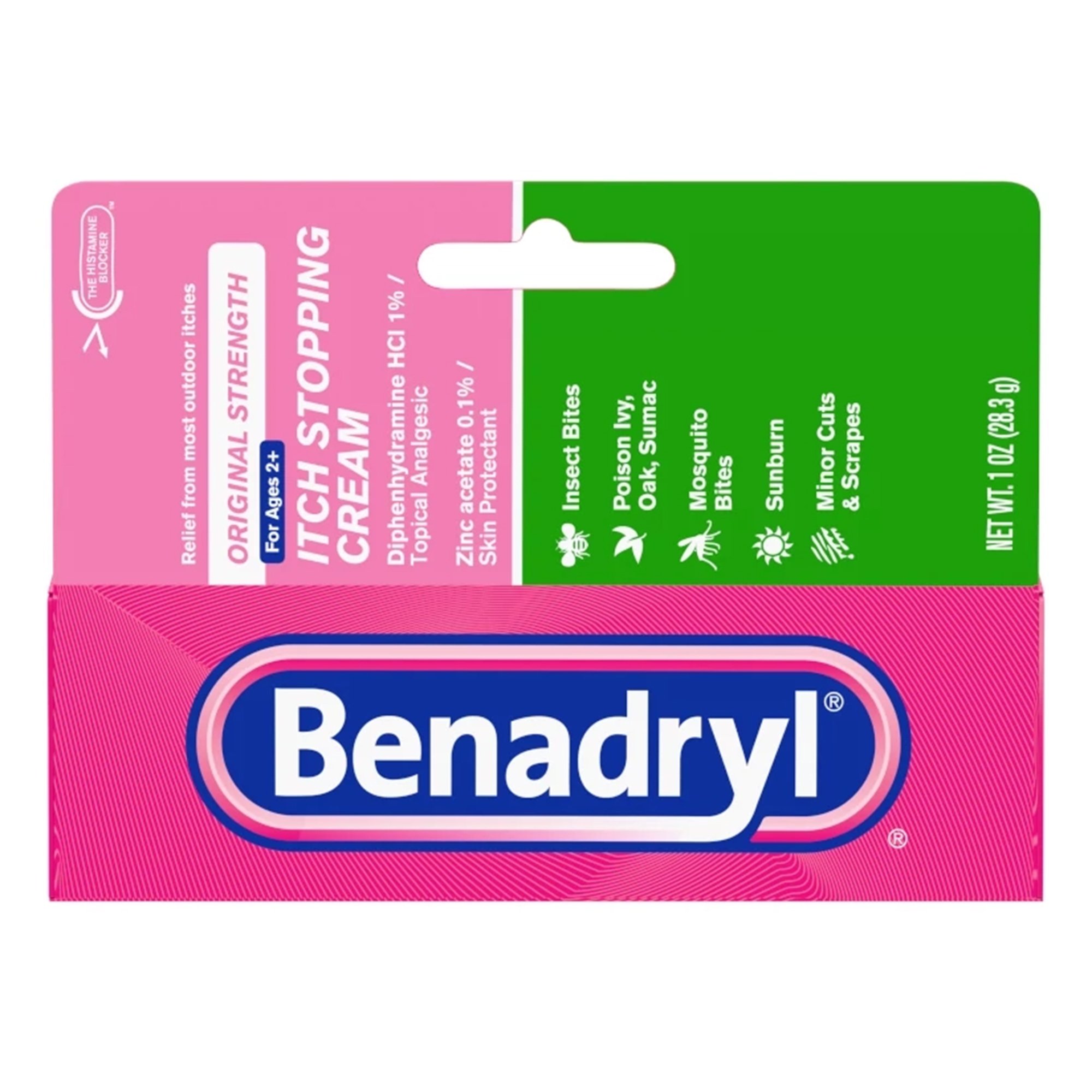 Benadryl Itch Stopping Cream MK 436675