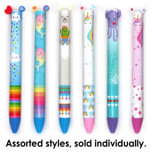 Magical 2 Color Click Pen (assorted style)