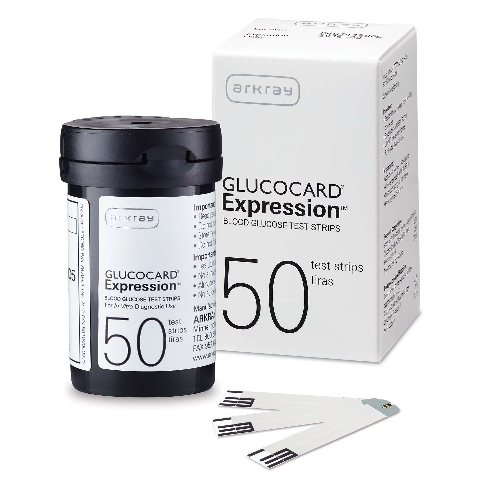 Blood Glucose Test Strips Glucocard 50 Strips per Pack MK 1103988