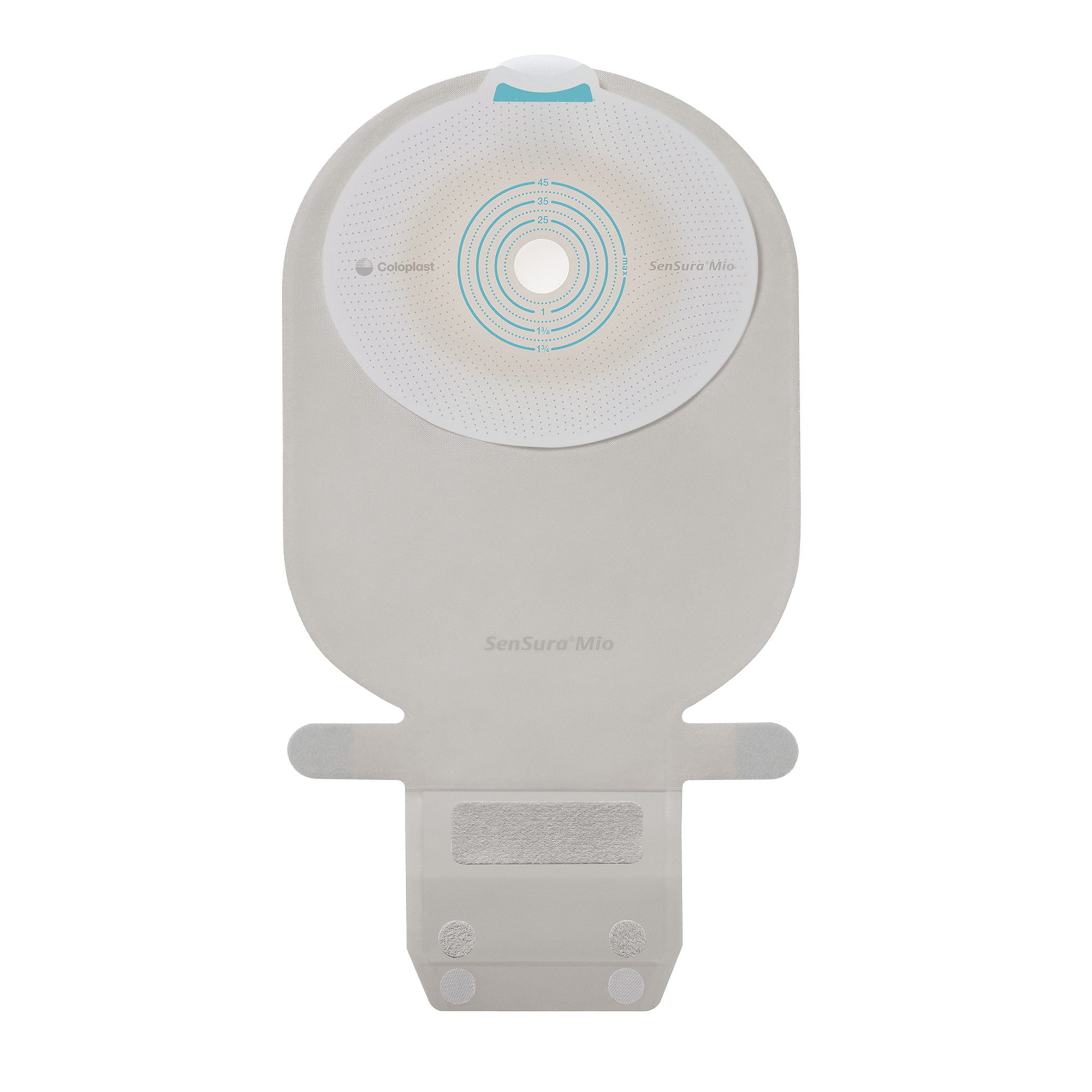 SenSura Mio Flat 1-Piece Transparent Ostomy Pouch, 50 mm Stoma MK 884573