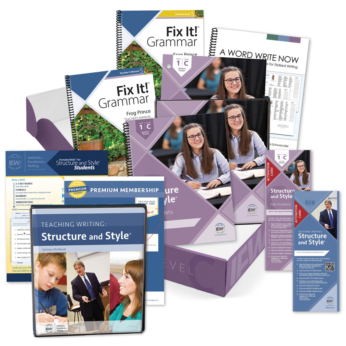 Structure and Style for Students: Year 1 Level C  Premier (Forever Streaming)