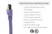 CAT8 Shielded Ethernet Patch Cable, 40Gbps, Snagless, 5 ft, Purple