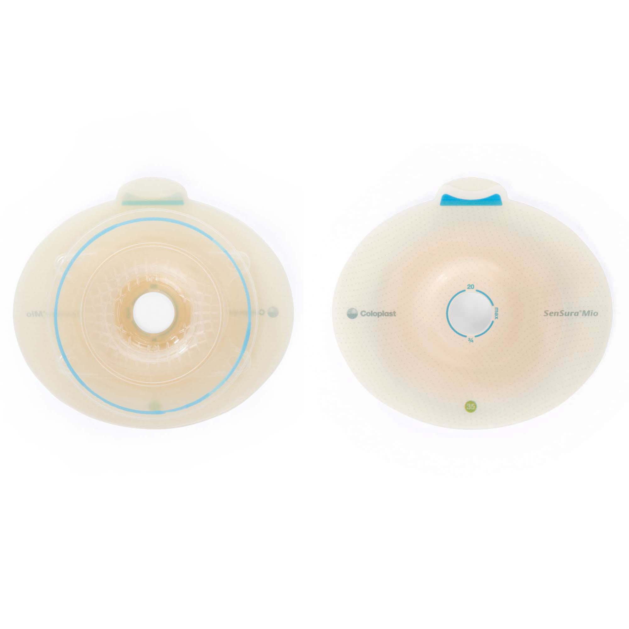 SenSura Mio Flex Convex Light Ostomy Barrier, 28 mm Stoma Opening, Red Match MK 1010539