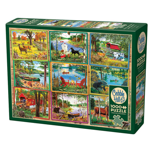 Cobble Hill Postcards from Lake Country Puzzle (1000 piece)