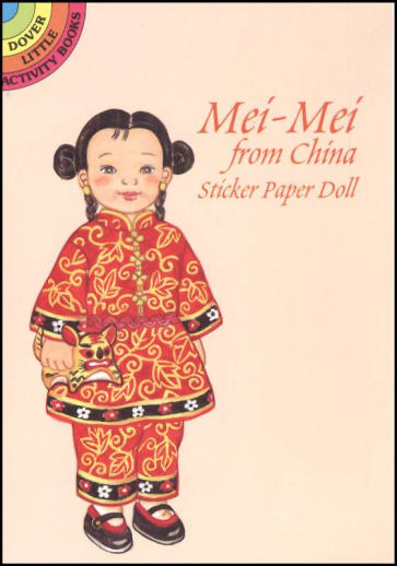 Mei-Mei from China Sticker Paper Doll