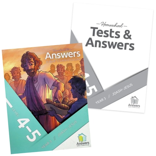 Answers Bible Curriculum Year 3 Homeschool Student Value Combo Grades 4-5