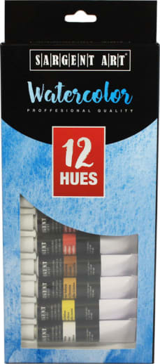 Watercolor 12 Tube Paint Set
