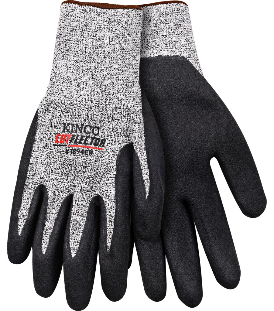 CutFlector&trade; Knit Shell & Sandy Foam Nitrile Palm, Gray, large image number 0
