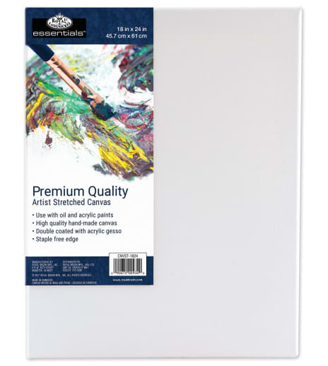 Stretched Artist Canvas (18x24)