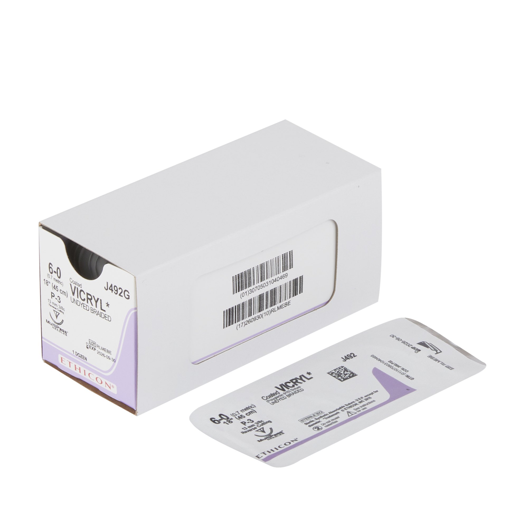 Coated Vicryl Suture with Needle MK 100537