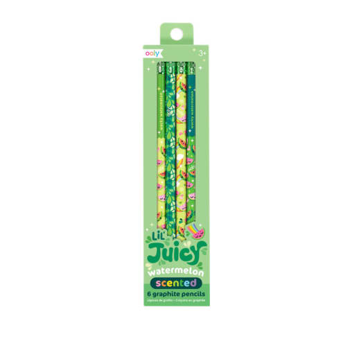 Lil Juicy Scented Graphite Pencils - Watermelon (set of 6)