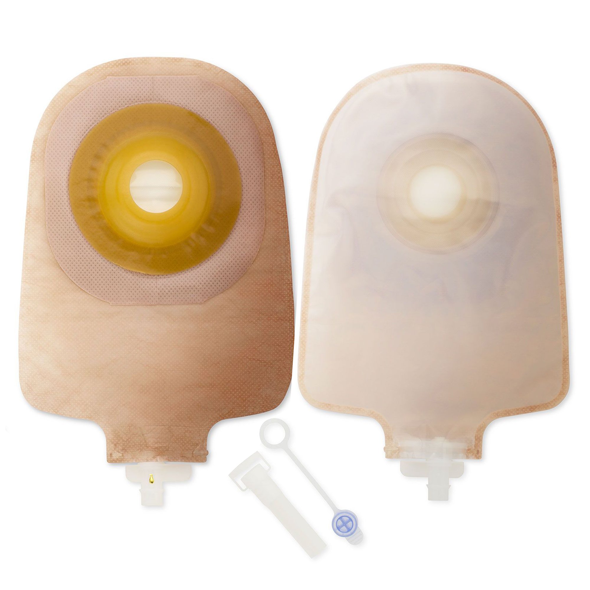 Premier 8482 One-Piece Transparent Urostomy Pouch, Pre-cut to Fit 19 mm Stomas MK 304217