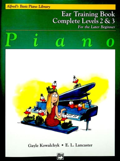 Alfred's Basic Course Level 2 & 3 Ear Training Book