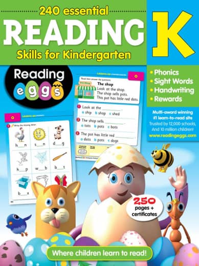 Reading Eggs Reading Workbook Grade K