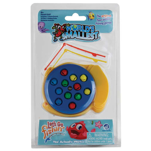 World's Smallest Let's Go Fishin Game