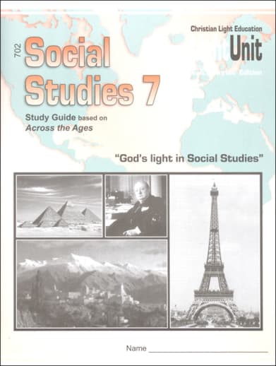 Christian Light Social Studies 702 LightUnit Sunrise Preliminary Edition
