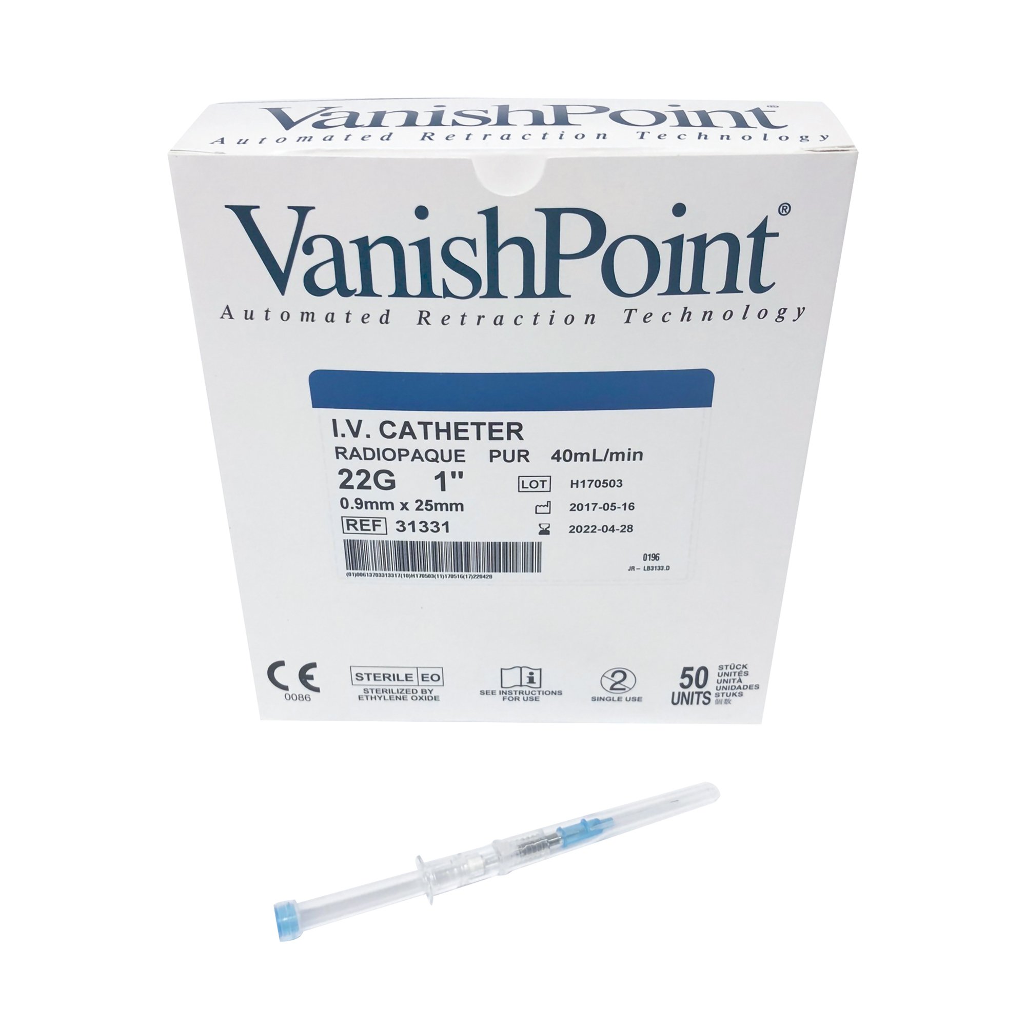 VanishPoint Peripheral IV Catheter MK 874810