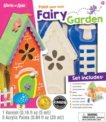 Fairy Garden Wood Painting Kit