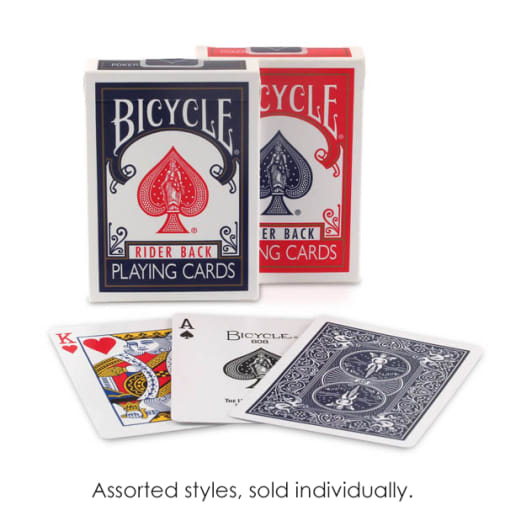 Bicycle Playing Cards-Single Deck,Red or Blue