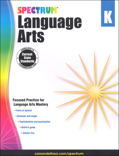 Spectrum Language Arts 2015 Grade K