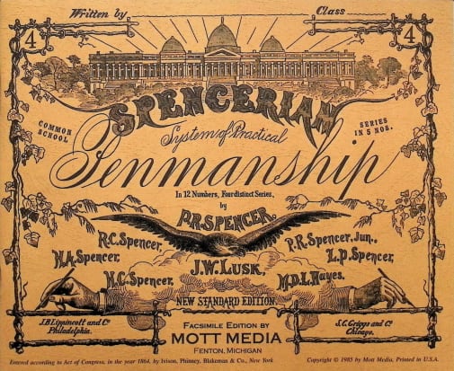Spencerian Penmanship Copy Book 4