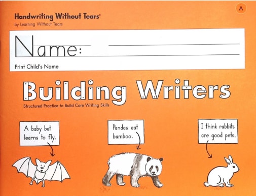 Building Writers Student Workbook A (Kindergarten)