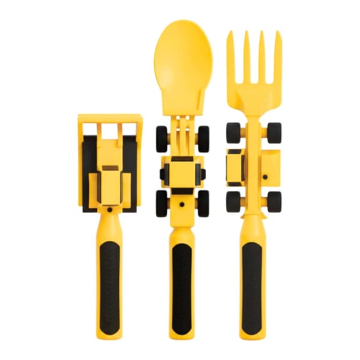 Construction Utensil Set - Yellow (Constructive Eating)