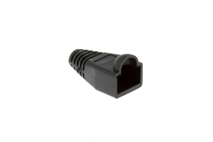 Ethernet Cable Boots - Black, Qty 10