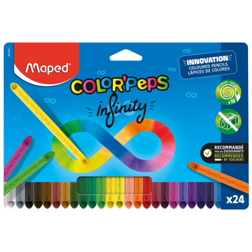 Color'Peps Infinity Colored Pencils (24 Pencils)