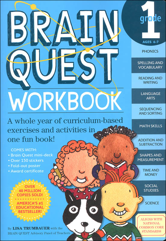 Brain Quest Workbook Grade 1