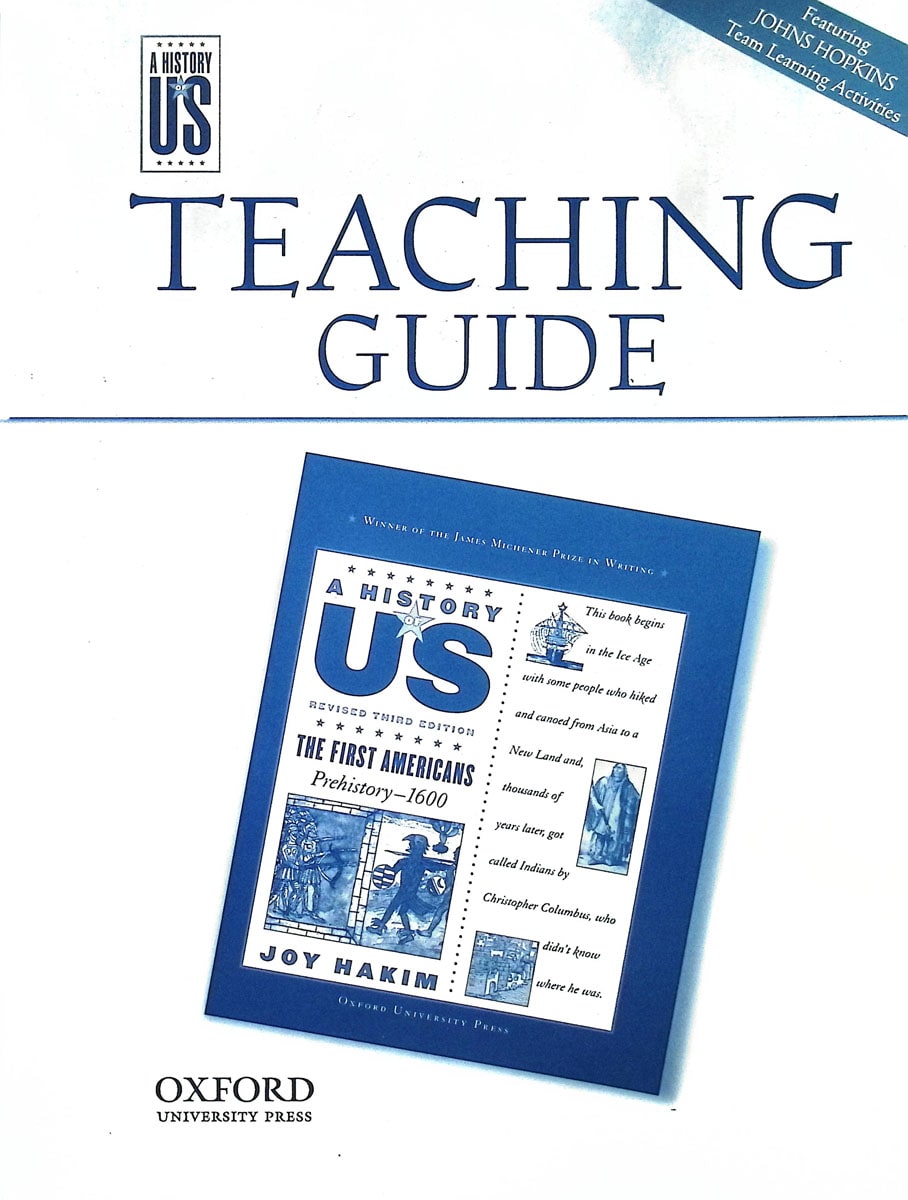 A History of US: The First Americans Volume 1 Teaching Guide (3rd Edition)