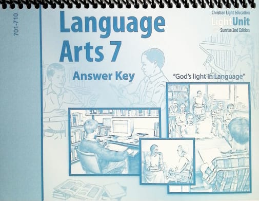 Language Arts LightUnit 701-710 Lesson Answer Key Sunrise 2nd Edition