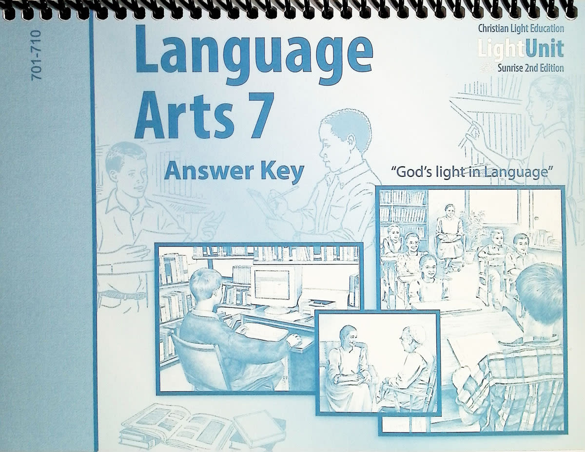 Language Arts LightUnit 701-710 Lesson Answer Key Sunrise 2nd Edition