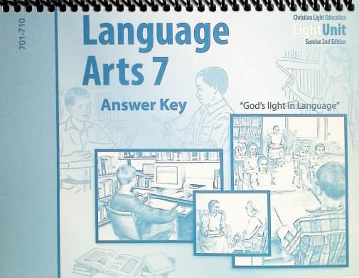 Language Arts LightUnit 701-710 Lesson Answer Key Sunrise 2nd Edition
