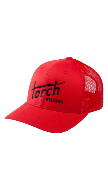 Torch Retro Trucker Cap – Red