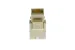 Cat6 RJ45 110 Type Keystone Jack, Ivory