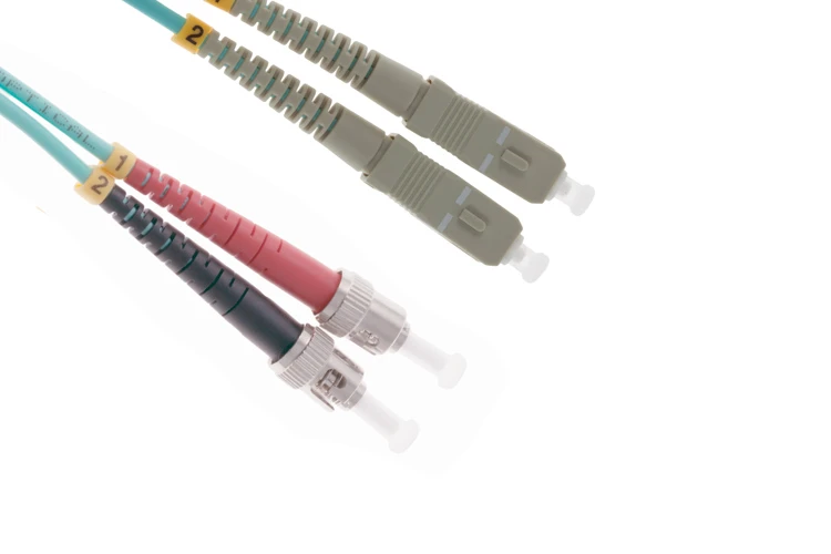 15M SC-ST OM3 10 Gig 50/125 Multimode Duplex UPC Fiber Patch Cable