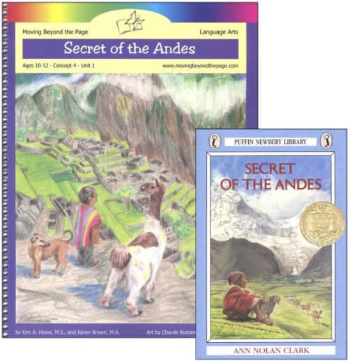 Moving Beyond the Page: Secret of the Andes Literature Unit Package