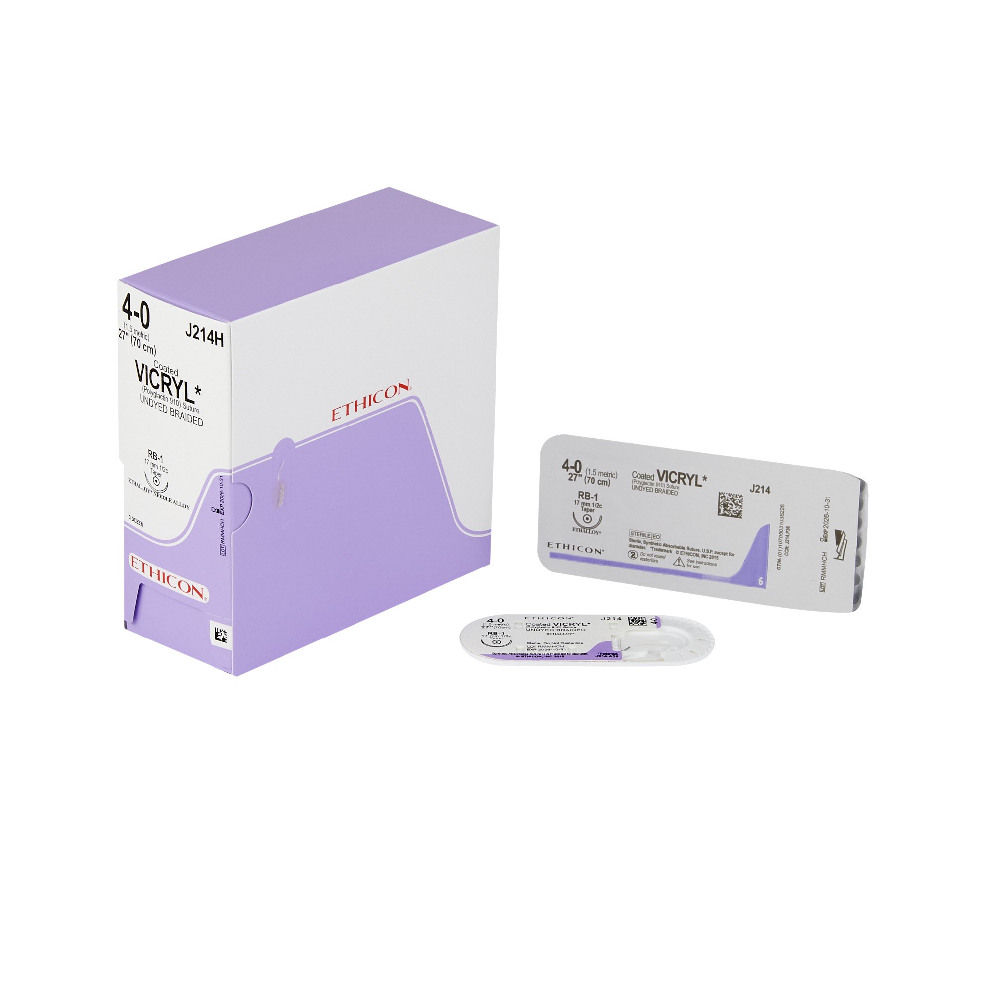 Coated Vicryl Suture with Needle MK 102911