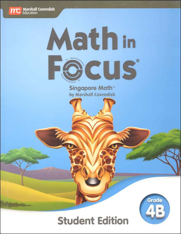 Math in Focus 2020 Student Edition Volume B Grade 4