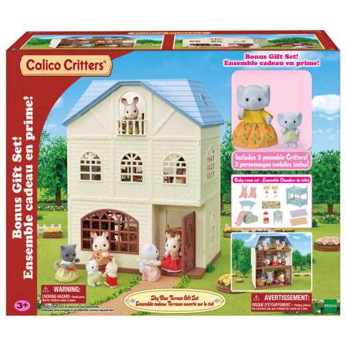 Sky Blue Terrace Gift Set (Calico Critters)