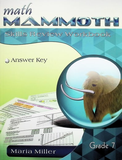 Math Mammoth Grade 7 Color Skills Review Workbook Answer Key