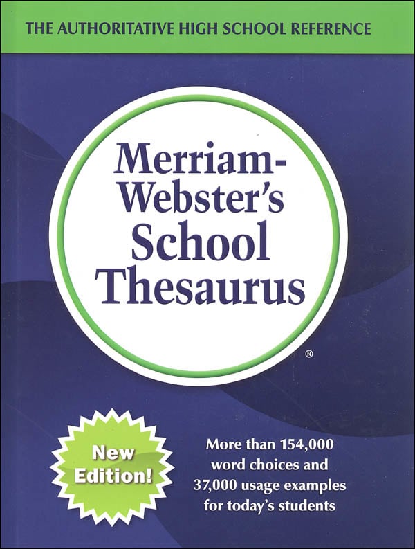 Merriam-Webster's School Thesaurus