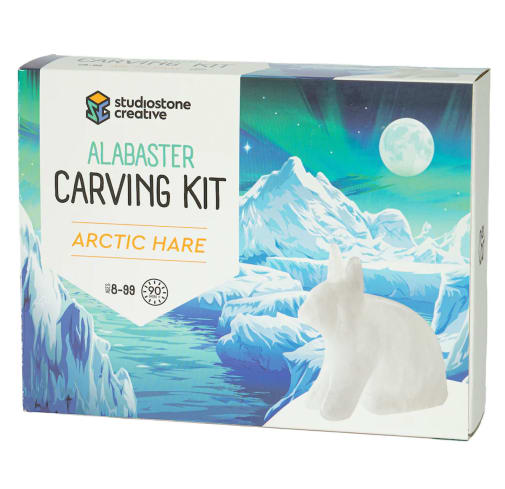 Alabaster Carving Kit - Artic Hare