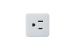 3-Outlet Cube Adapter – 3-Prong Plug, White
