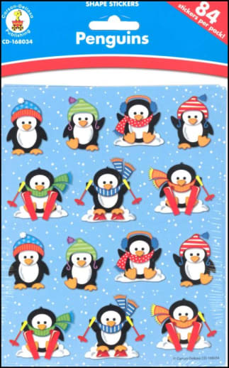 Shaped Stickers - Penguins