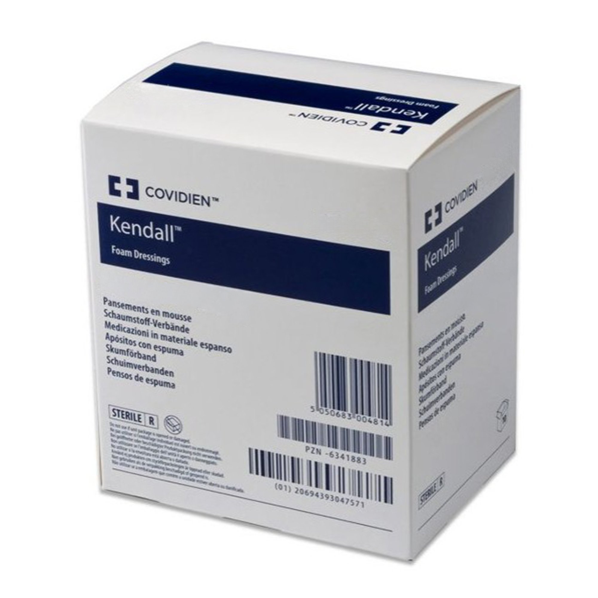 Kendall Nonadhesive without Border Foam Dressing, 4 x 8 Inch MK 548574