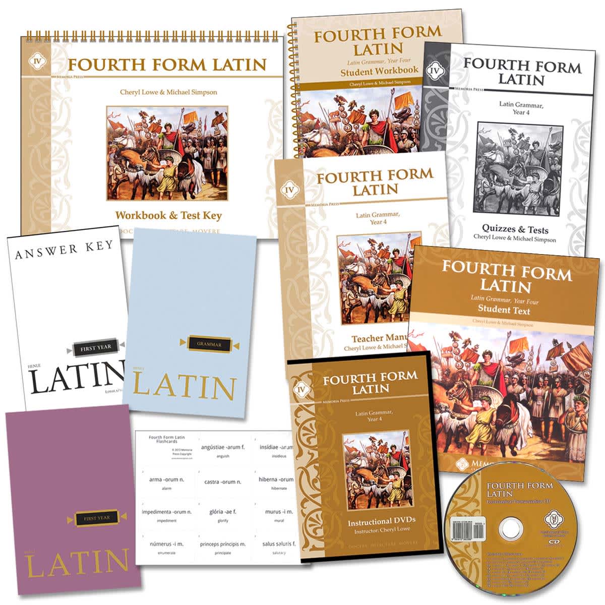 Memoria Press Fourth Form Latin & Henle 1 Complete Set