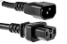 AC Power Cord, C14 to C15, 14AWG, 5ft, Black