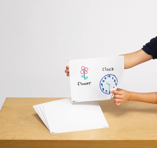 Blank Dry Erase Board 9" x 12"